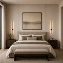 VenCore Serenor Silver 6093-20128 - LED Wall Light 7W 60cm Silver (Adjustable CCT)