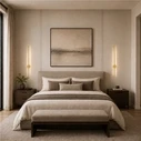 VenCore Serenor Gold 6093-20129 - Μοντέρνο Επιτοίχιο Φωτιστικό Απλίκα LED 7W 60cm Χρυσό Αλουμίνιο με Ρυθμιζόμενο CCT