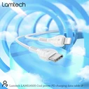 Καλώδιο USB Type-C To Lightning Lamtech Fast Charging And Data 1m 27w White