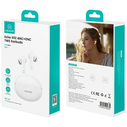 USAMS Echo E02 TWS ANC+ENC Bluetooth 5.3 Wireless In-Ear Headphones (white)