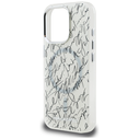 Karl Lagerfeld IML Karl Script Pattern MagSafe Apple iPhone 16 Pro white
