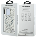 Karl Lagerfeld IML Karl Script Pattern MagSafe Apple iPhone 16 Pro white