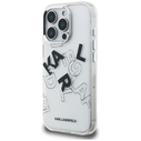 Karl Lagerfeld IML Sketched Graphic Apple iPhone 16 Pro clear