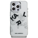 Karl Lagerfeld IML Sketched Graphic Apple iPhone 16 Pro clear