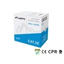Καλώδιο Δικτύου Lanberg Utp Cat.5e Cu 305 M Drut Grey