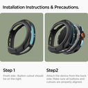 Spigen Liquid Air Samsung Galaxy Watch 8 Classic 46mm Matte Black