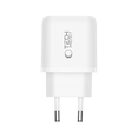 Tech-Protect NCA30 USB-A, USB-C Network Charger PD 30W / QC3.0 White