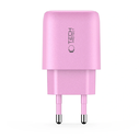 Tech-Protect NCA30 USB-A, USB-C Network Charger PD 30W / QC3.0 Baby Pink