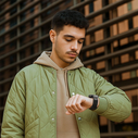 Spigen Rugged Armor Pro Samsung Galaxy Watch 8 / 9 44mm Matte Black