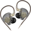 KZ In Ear Monitor Earphones EDX Lite Transparent Grey No Mic