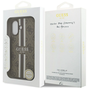Guess 4G Printed Stripes MagSafe Apple iPhone 17 brown