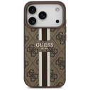 Guess 4G Printed Stripes MagSafe Apple iPhone 17 Pro brown
