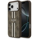 Guess 4G Printed Stripes MagSafe Apple iPhone 17 Pro Max brown