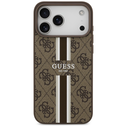 Guess 4G Printed Stripes MagSafe Apple iPhone 17 Pro Max brown