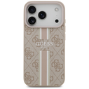 Guess 4G Printed Stripes MagSafe Apple iPhone 17 Pro pink
