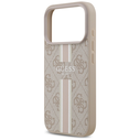 Guess 4G Printed Stripes MagSafe Apple iPhone 17 Pro pink