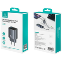 USAMS CC290 T66 45W GaN USB-A, USB-C wall charger silver