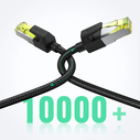UGREEN NW150 30791 Ethernet RJ45 Cat 7 10Gbps 10m black cable