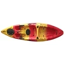 Fortis Kayak Red-Yellow Single-seat with Pedal System L360xW77xD30cm