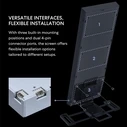 Lian Li 8.8" Universal Screen Black - For Any PC - ARGB Frame - Display Panel - LCD Mini Monitor