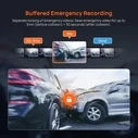 70mai A800SE-1 Front & Rear Dash Cam 4k w. 3inch screen set w. Rearview Cam - 2160p 140FOV