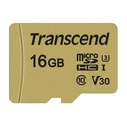 Κάρτα Μνήμης ΜicroSDHC 16GB Transcend Class 10 UHS-I U3 V30 + Adapter