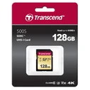 Κάρτα Μνήμης SDXC 128GB Transcend 500S Class 10 UHS-I U3 V30