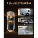 70mai T800 Σετ Κάμερα DVR Αυτοκινήτου Dual 4K + Πίσω 1080P, 3-Channel, IMX678, AI Parking Guardian, 128GB