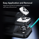 ESR Armorite Camera Protector for Apple iPhone 14 Pro / 14 Pro Max / 15 Pro / 15 Pro Max / 16 Pro / 16 Pro Max / 17 Pro / 17 Pro Max Clear