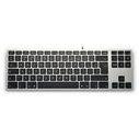 Πληκτρολόγιο Ενσύρματο Matias Aluminum Mac Tenkeyless Rgb Space Gray
