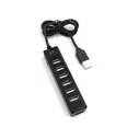 USB Hub Lamtech 7 PORTS Black