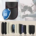 Tech-Protect KLR100 Pouch Keyless RFID Signal Blocker Case Black/red