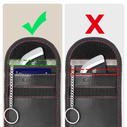 Tech-Protect KLR100 Pouch Keyless RFID Signal Blocker Case Black/red