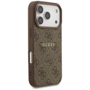 Guess 4G Ring Classic Logo MagSafe Apple iPhone 17 Pro brown