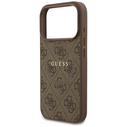 Guess 4G Ring Classic Logo MagSafe Apple iPhone 17 Pro brown