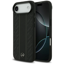 Mercedes Leather Laurel Leaves Stripes MagSafe Apple iPhone Air black