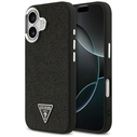 Guess Glitter Triangle Logo MagSafe Apple iPhone 17 black