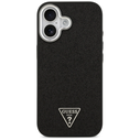 Guess Glitter Triangle Logo MagSafe Apple iPhone 17 black