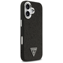 Guess Glitter Triangle Logo MagSafe Apple iPhone 17 black