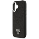 Guess Glitter Triangle Logo MagSafe Apple iPhone 17 black