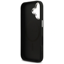 Guess Glitter Triangle Logo MagSafe Apple iPhone 17 black