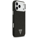Guess Glitter Triangle Logo MagSafe Apple iPhone 17 Pro Max black