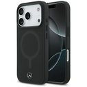 Mercedes Plain Smooth Leather MagSafe Apple iPhone 17 Pro black