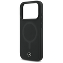 Mercedes Plain Smooth Leather MagSafe Apple iPhone 17 Pro black