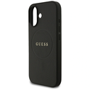 Guess Grained Ring MagSafe Apple iPhone 17 black