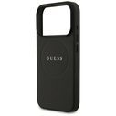 Guess Grained Ring MagSafe Apple iPhone 17 Pro black
