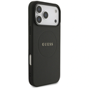 Guess Grained Ring MagSafe Apple iPhone 17 Pro Max black