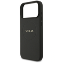 Guess Grained Ring MagSafe Apple iPhone 17 Pro Max black