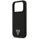 Guess Silicone Triangle Logo MagSafe Apple iPhone 17 Pro black