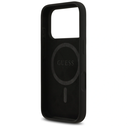 Guess Silicone Triangle Logo MagSafe Apple iPhone 17 Pro black